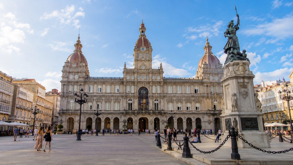 Praza de María Pita in A Coruña