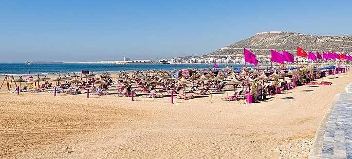 Agadir Corniche in Agadir