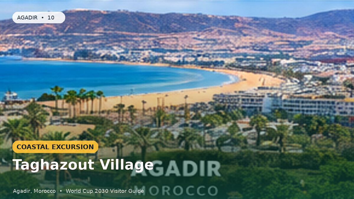 Taghazout Village in Agadir