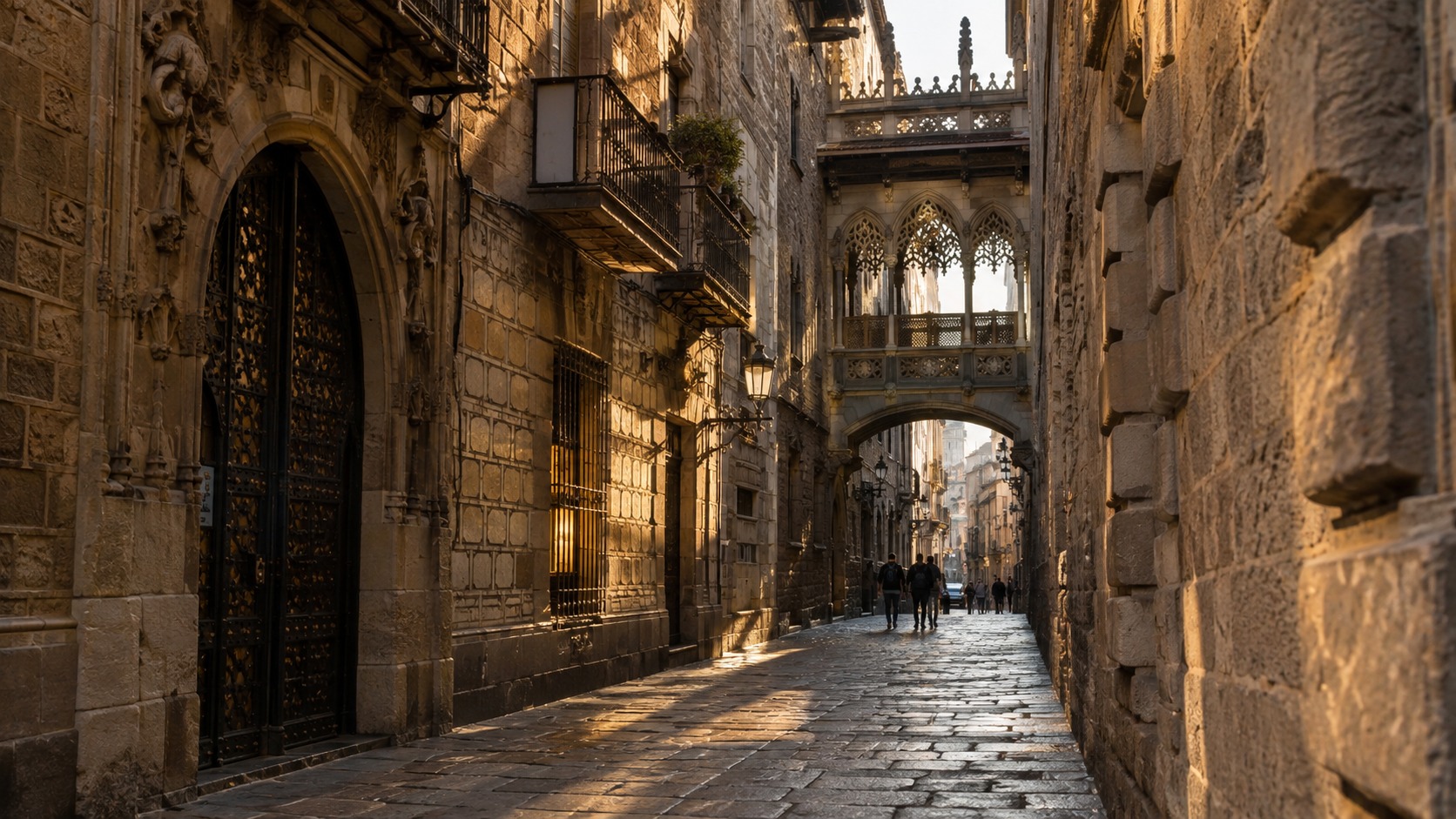 Gothic Quarter in Barcelona