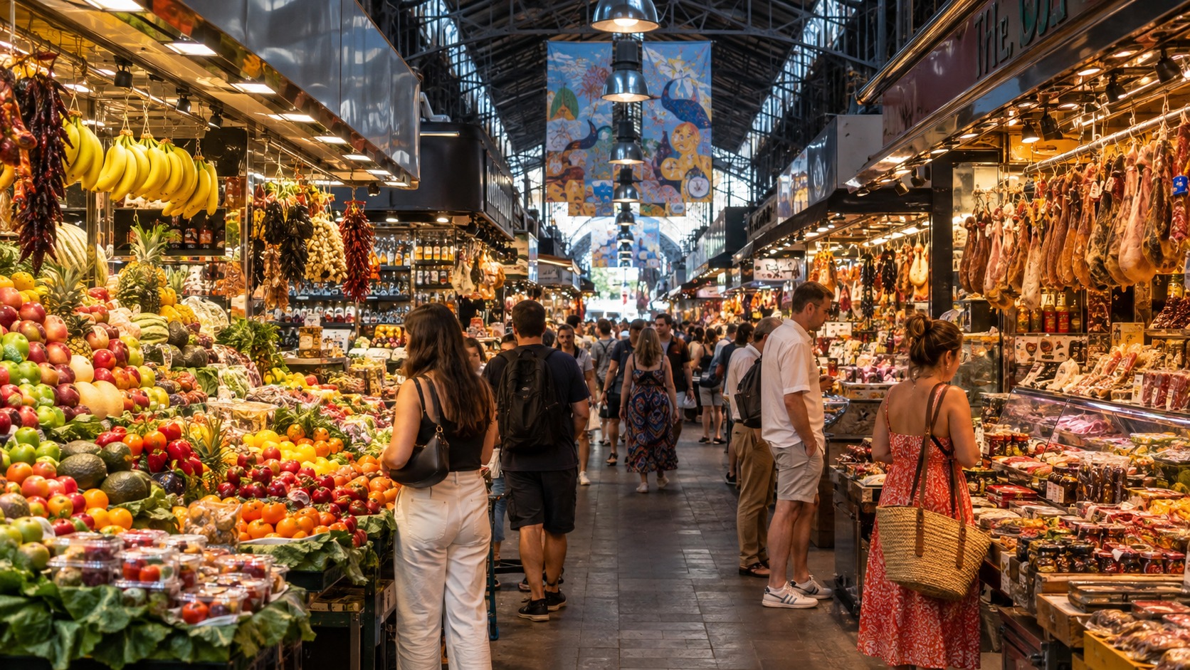 La Boqueria Market in Barcelona