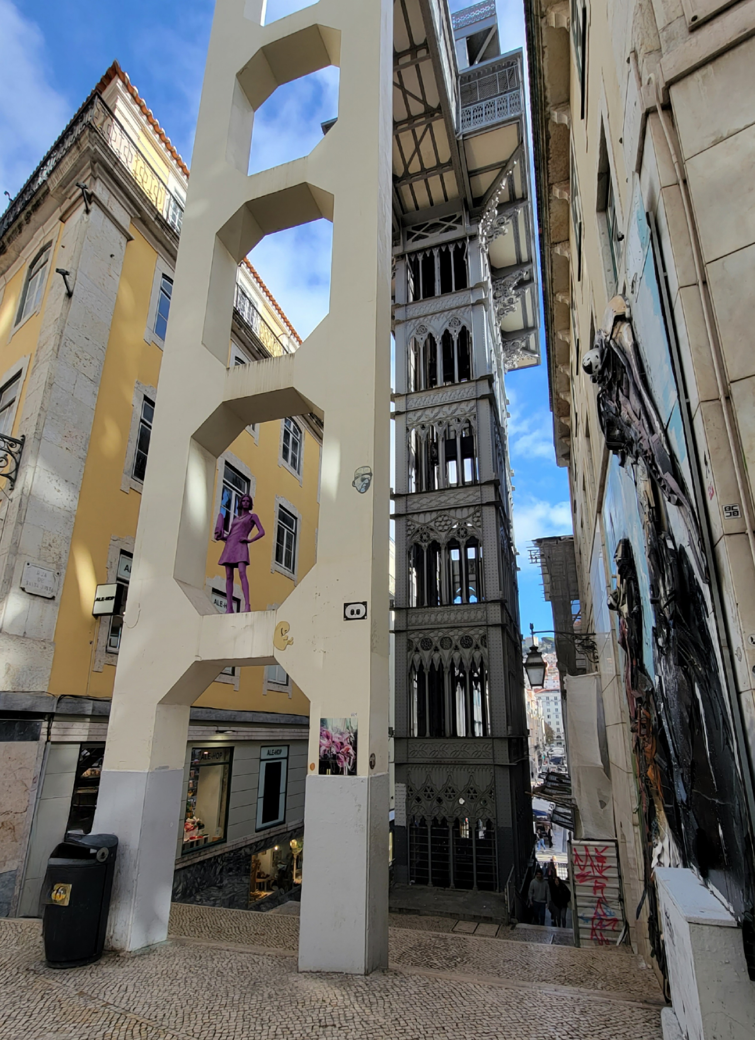 Santa Justa Lift in Lisbon