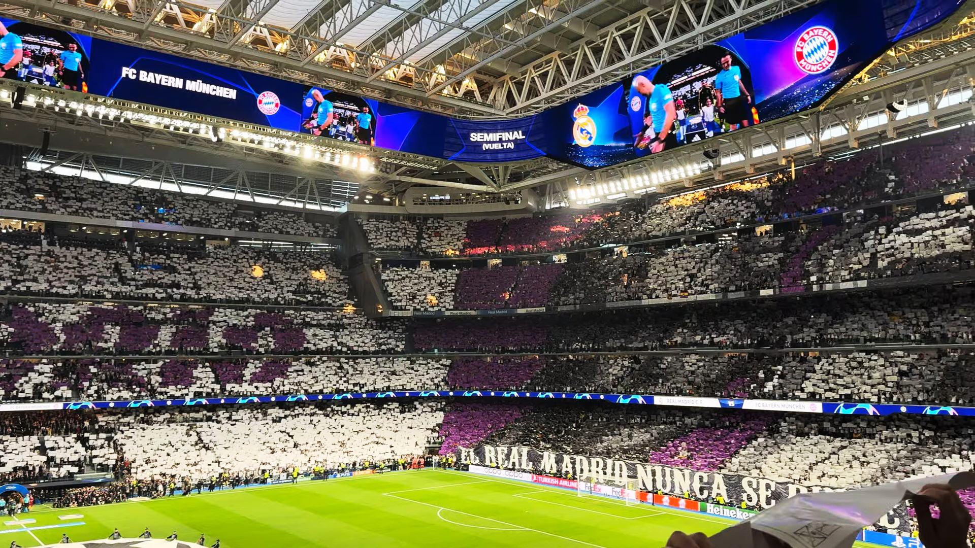 Santiago Bernabéu Stadium in Madrid