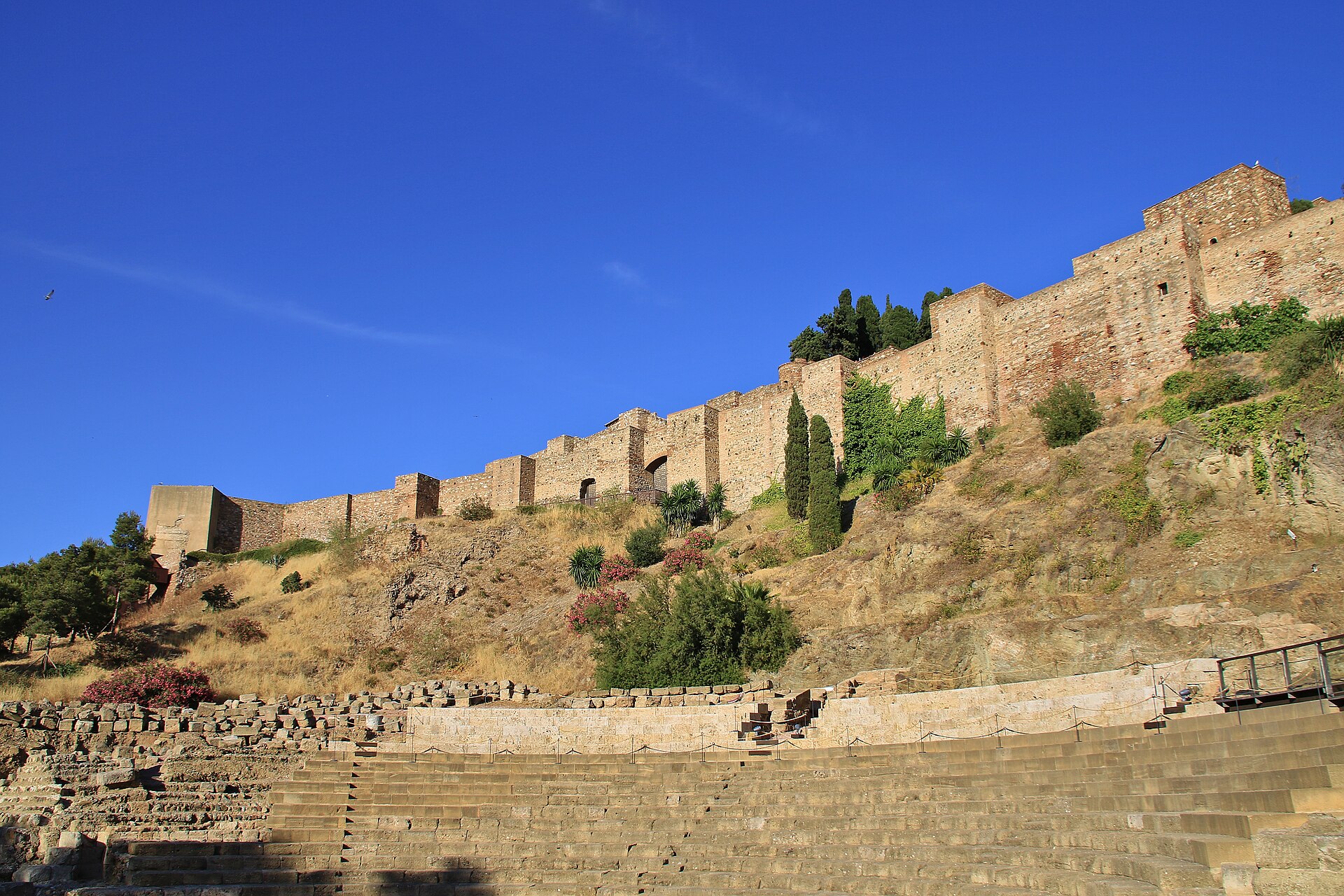 Alcazaba of Málaga in Málaga