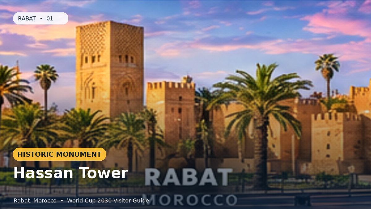 Hassan Tower in Rabat