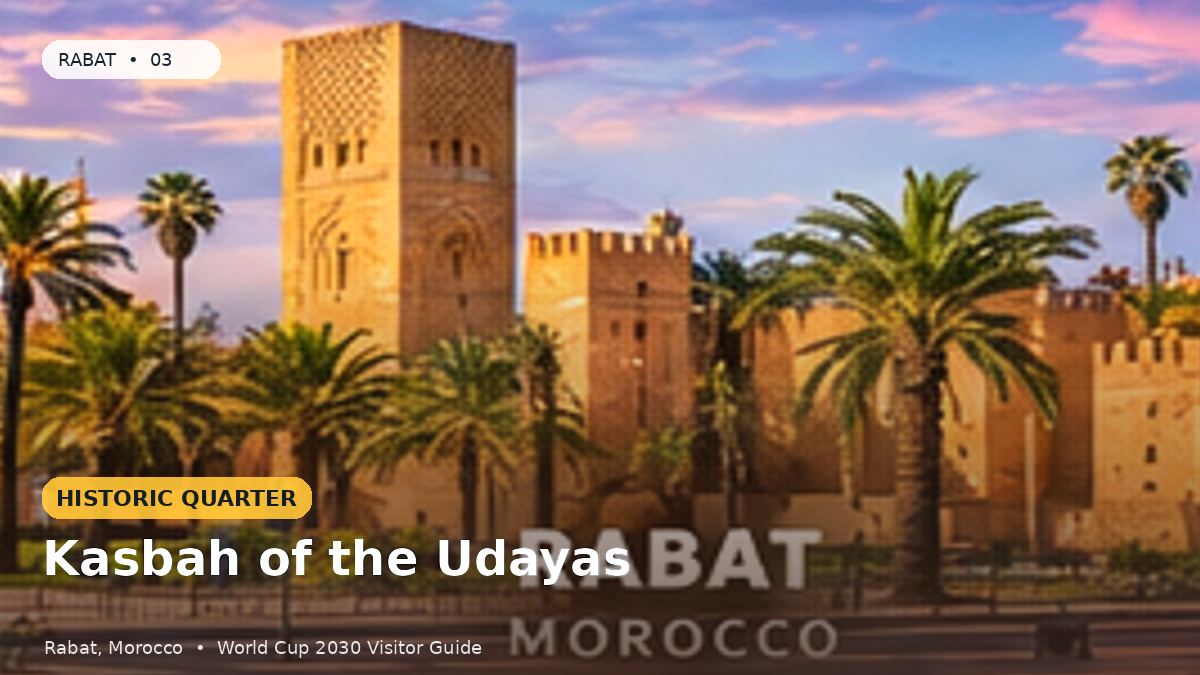 Kasbah of the Udayas in Rabat