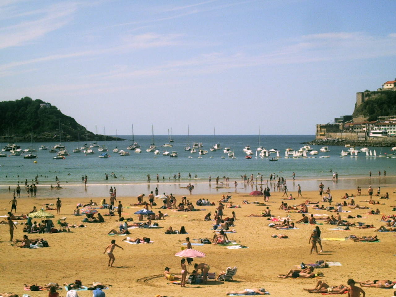 La Concha Beach in San Sebastián