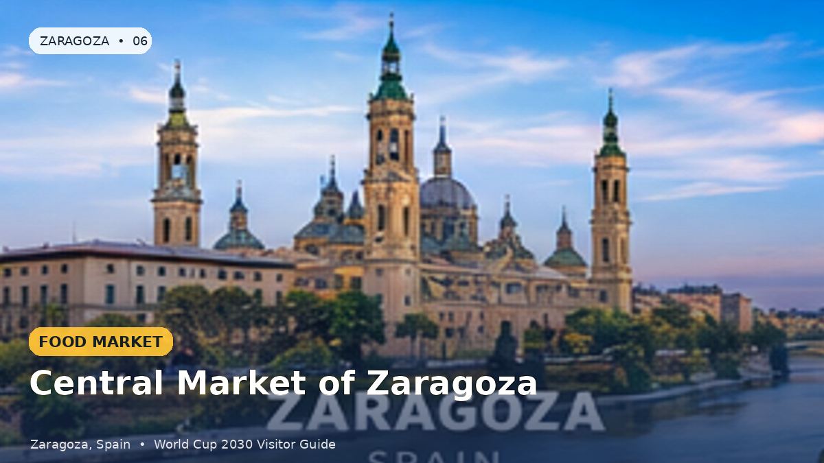 Central Market of Zaragoza in Zaragoza