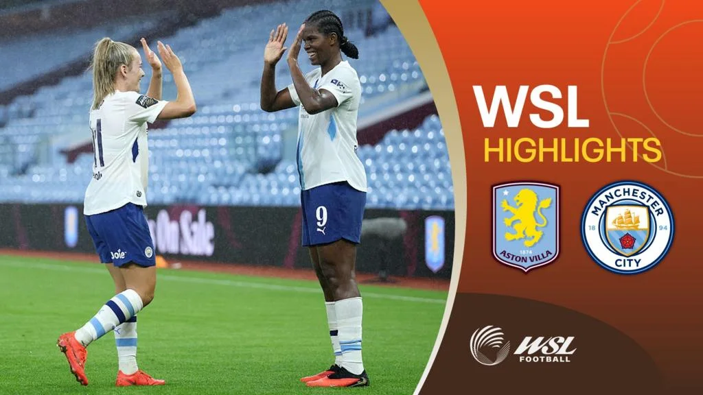 Man City maintain perfect WSL start with win at Villa