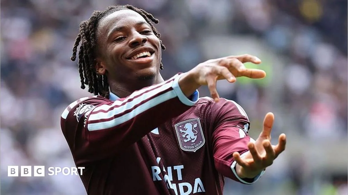 Manzambi’s first goal helps Aston Villa beat Tottenham as Suzuki stars