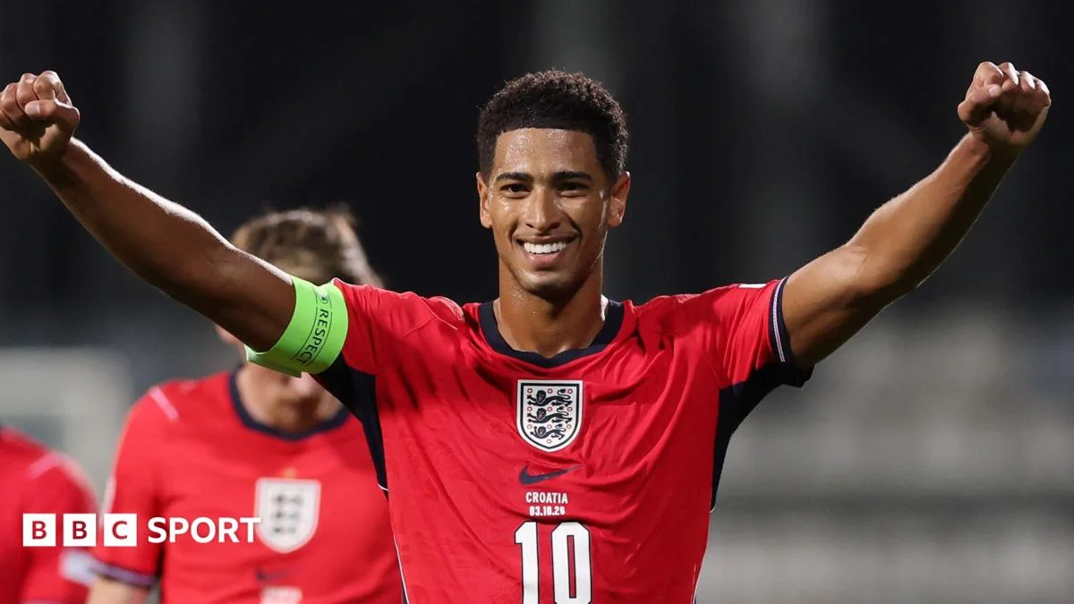 Bellingham stars in England’s 7-0 rout of Croatia and receives 'greatest' praise
