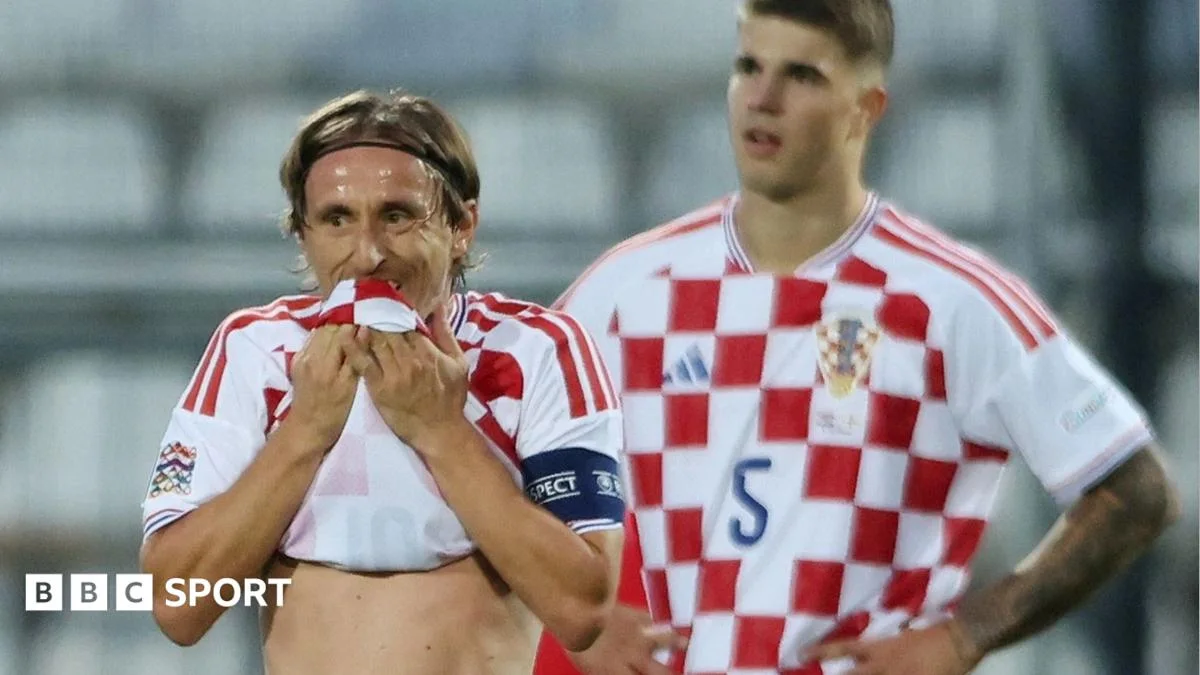 Luka Modric 'ashamed' after Croatia humbled 7-0 by England