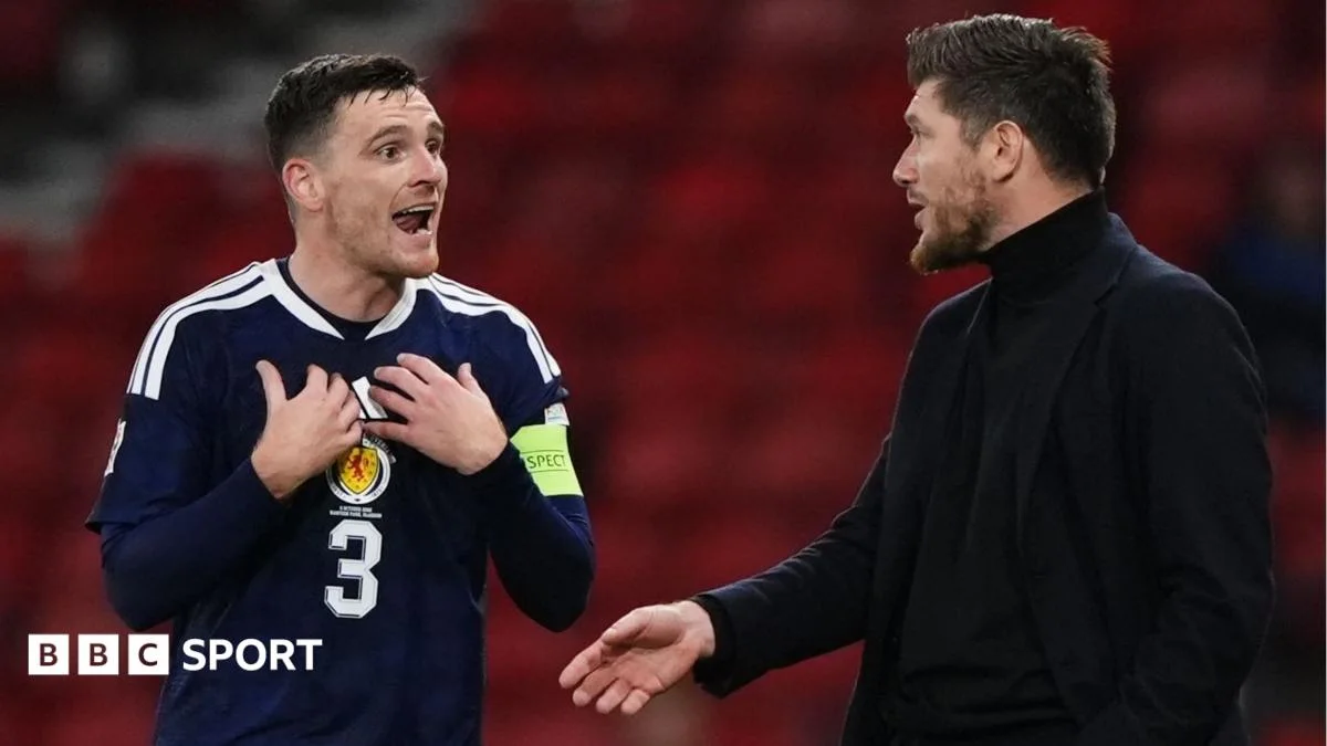 Andy Robertson: Scotland 'outfought' as Slovenia overturn lead in 2-1 Nations League loss