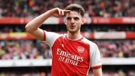 Declan Rice reported close to signing new long-term Arsenal contract